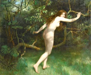 Eve by John Collier Oil Painting