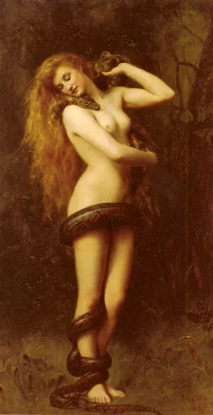 Lilith by John Collier Oil Painting