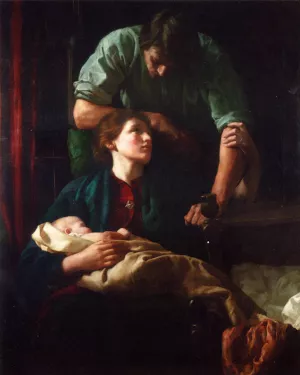 The Family by John Dickson Batten Oil Painting