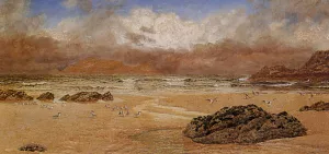 An Approaching Storm by John Edward Brett Oil Painting