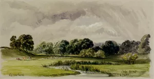 Eynesford by John Edward Brett Oil Painting