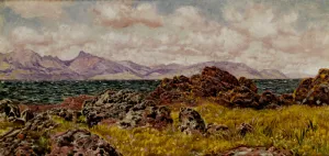 Farland Rocks by John Edward Brett Oil Painting