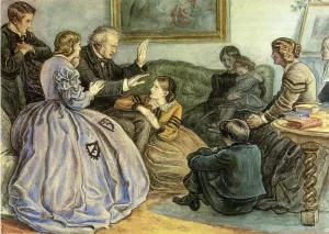 A Winter's Tale by John Everett Millais Oil Painting