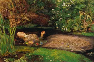 Ophelia Oil painting by John Everett Millais