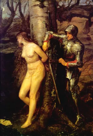 The Knight Errant by John Everett Millais Oil Painting