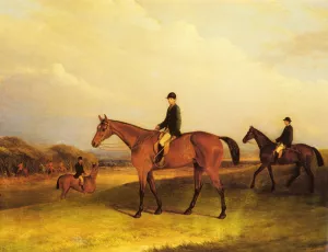 A Jockey On A Chestnut Hunter by John Ferneley Snr. Oil Painting