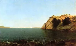 Bay of Newport by John Frederick Kensett Oil Painting