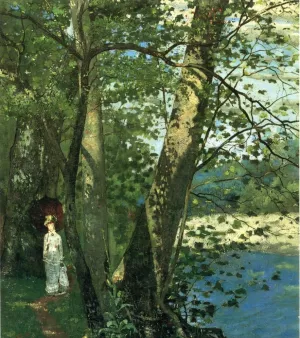 The Sycamores by John Love Oil Painting