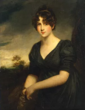 Portrait of Miss Frances Vinicombe by John Opie Oil Painting