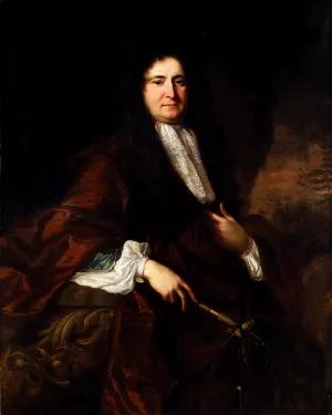 Portrait Of Thomas Brotherton by John Riley Oil Painting