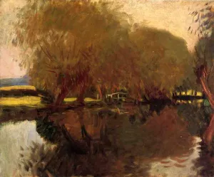 A Backwater at Calcot Near Reading by John Singer Sargent Oil Painting
