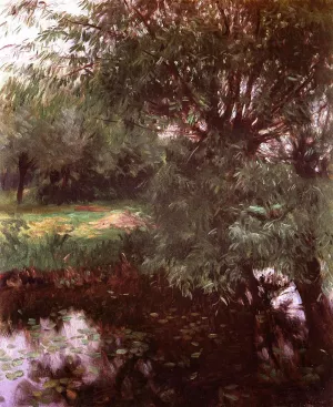 A Backwater at Wargrave by John Singer Sargent Oil Painting