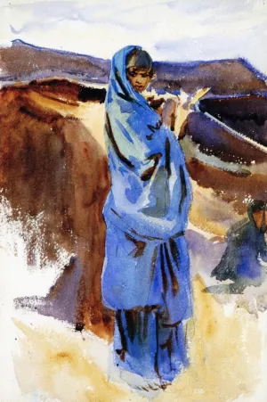 A Bedouin Girl by John Singer Sargent Oil Painting