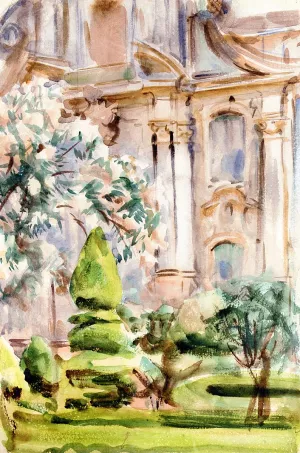 A Palace and Gardens, Spain by John Singer Sargent Oil Painting