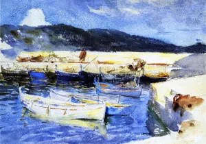 Boats II by John Singer Sargent Oil Painting