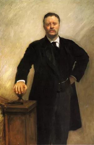 President Theodore Roosevelt by John Singer Sargent Oil Painting