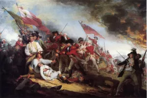The Death of General Warren at the Battle of Bunker's Hill by John Trumbull Oil Painting