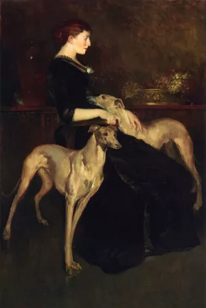 Anna Palmer Draper by John White Alexander Oil Painting