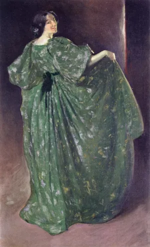 Green Girl by John White Alexander Oil Painting