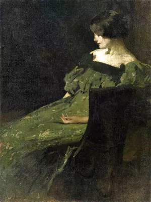 Juliette also known as The Green Girl by John White Alexander Oil Painting
