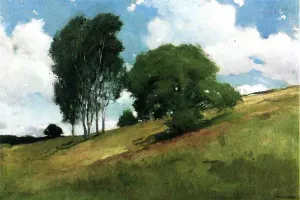 Landscape Painted at Cornish, New Hampshire by John White Alexander Oil Painting
