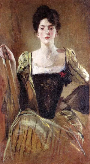 The Green Gown by John White Alexander Oil Painting