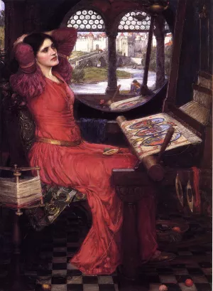 I am Half Sick of Shadows,' said the Lady of Shalott by John William Waterhouse Oil Painting