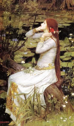 Ophelia II by John William Waterhouse Oil Painting