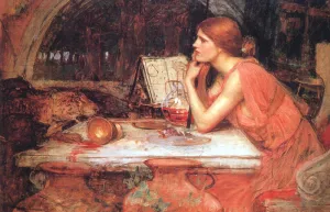 The Sorceress Oil painting by John William Waterhouse