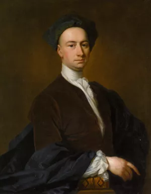 Portrait of Sir Thomas Hulbert by Jonathan Richardson Oil Painting