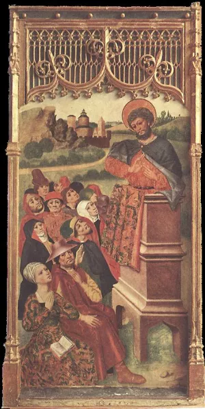 Saint Preaching by Jorge Ingles Oil Painting
