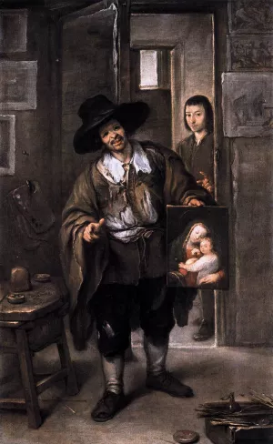 The Picture Merchant by Jose Antolinez Oil Painting