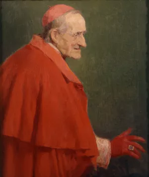 El Cardenal by Jose Benlliure y Gil Oil Painting