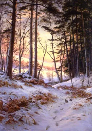 Afterglow by Joseph Farquharson Oil Painting