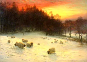 When the West with Evening Glows 2 by Joseph Farquharson Oil Painting