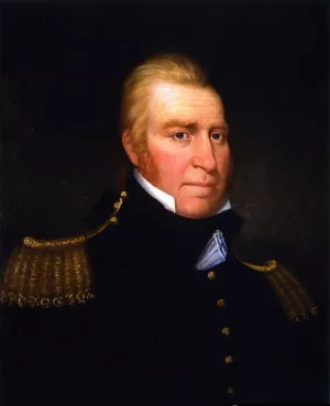General William Clark by Joseph H Bush Oil Painting