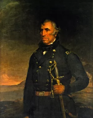 General Zachary Taylor by Joseph H Bush Oil Painting