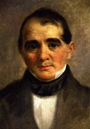 Self Portrait by Joseph H Bush Oil Painting