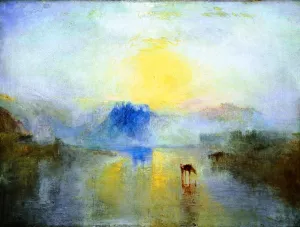 Norham Castle, Sunrise by Joseph Mallord William Turner Oil Painting