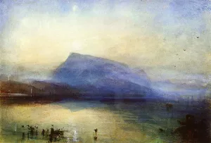 The Blue Rigi: Lake of Lucerne - Sunrise by Joseph Mallord William Turner Oil Painting