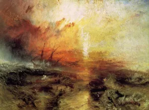 The Slave Ship by Joseph Mallord William Turner Oil Painting