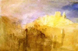 The Yellow Castle', Beilstein on the Moselle Oil painting by Joseph Mallord William Turner