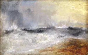 Waves Breaking against the Wind by Joseph Mallord William Turner Oil Painting