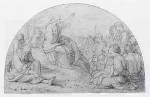 Sermon on the Mount by Joseph Noel Paton Oil Painting