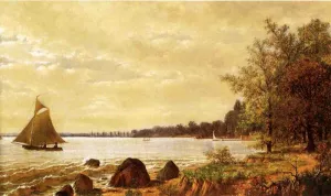 Lake Mendota, Wisconsin by Joseph R. Meeker Oil Painting