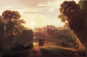 Dido and Aneas Going to the Hunt by Joshua Shaw Oil Painting