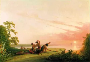 The First Ship by Joshua Shaw Oil Painting