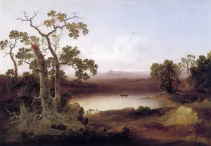 View of the Susquehanna by Joshua Shaw Oil Painting