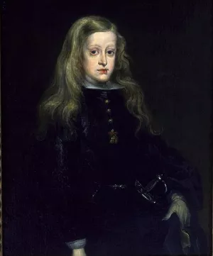 King Charles II of Spain by Juan Carreno De Miranda Oil Painting