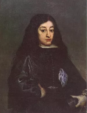 Portrait of Don Juan Jose de Austria by Juan Carreno De Miranda Oil Painting